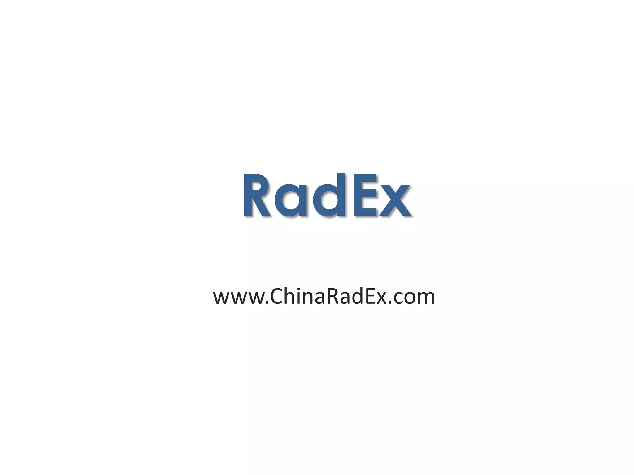 RadEx 2015 [english] | PPTX
