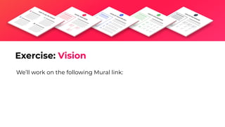 We’ll work on the following Mural link:
Exercise: Vision
 