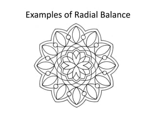 Examples of Radial Balance
 