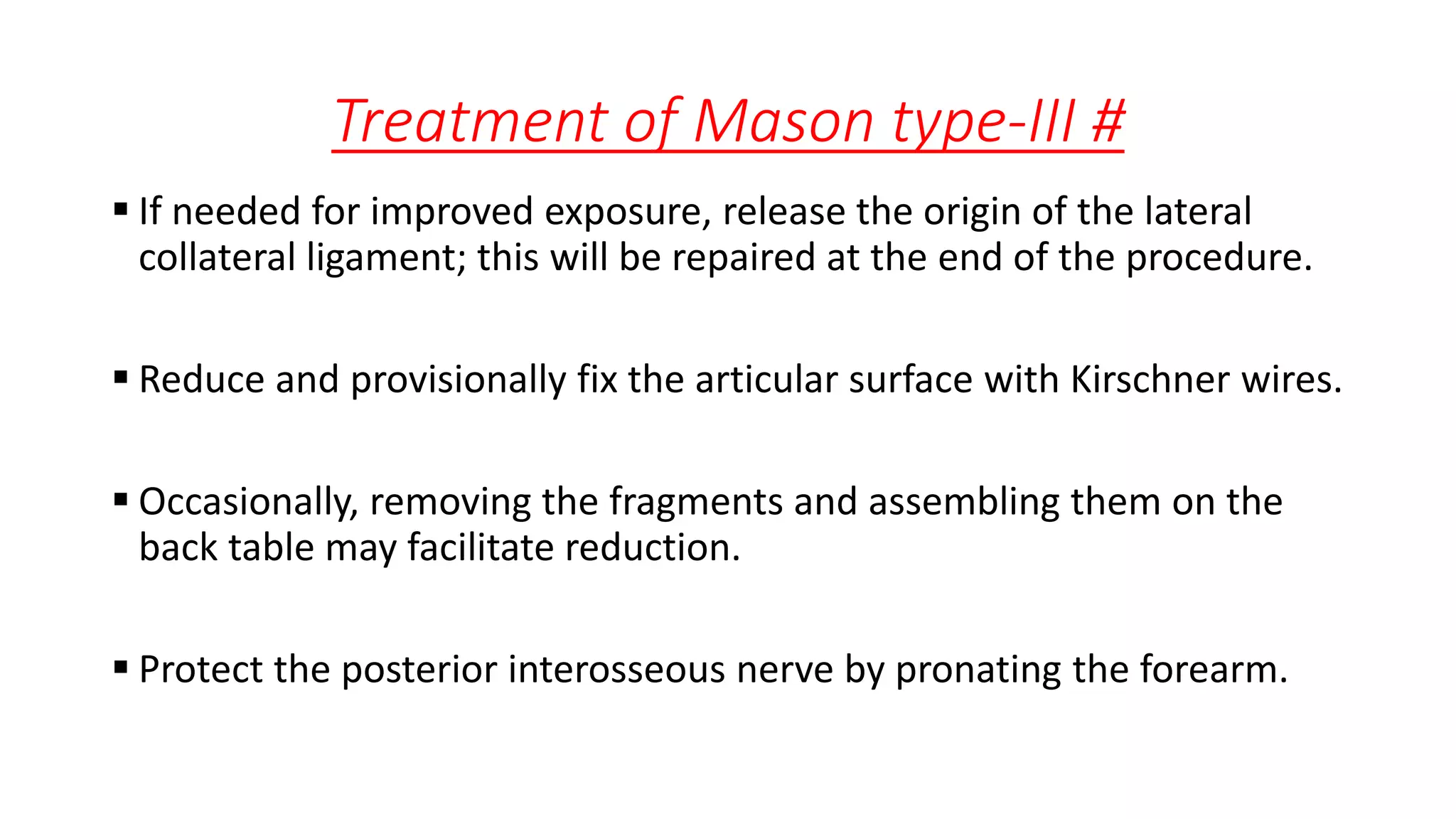 Radial head fracture | PPTX