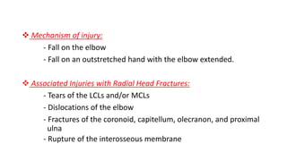 Radial head fracture | PPTX
