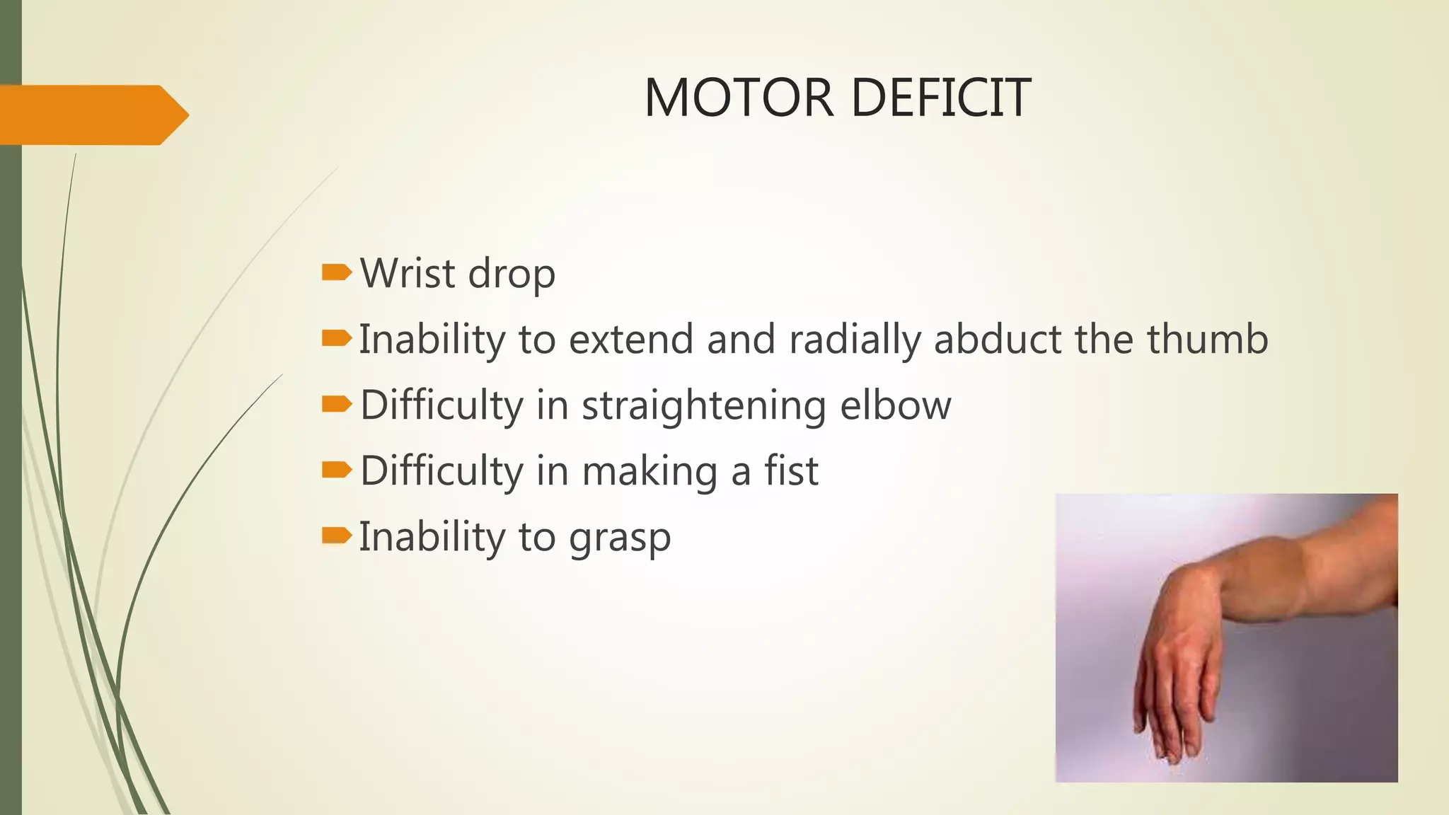 Radial nerve injury | PPTX