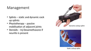 Dynamic Rnp Splint RADIAL NERVE PALSY for undergraduates .pptx