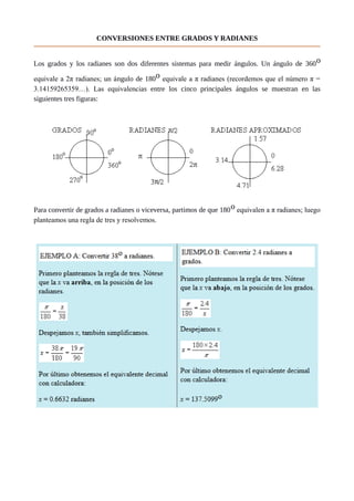 Radianes | PDF