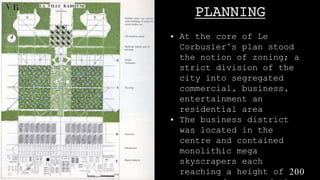 Radiant city concept of le corbusier