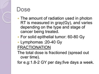 Radiation Therapy | PPTX