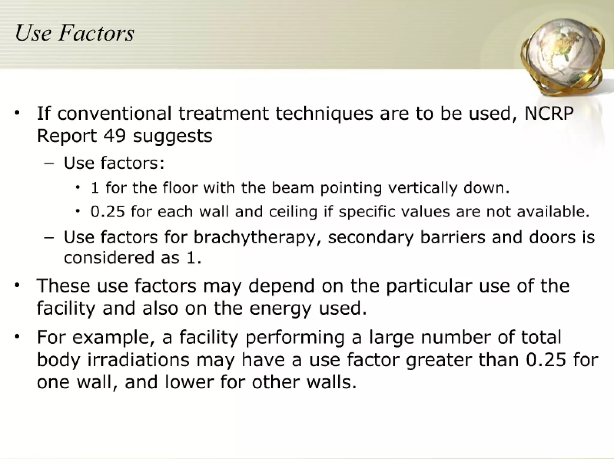 Radiation Protection