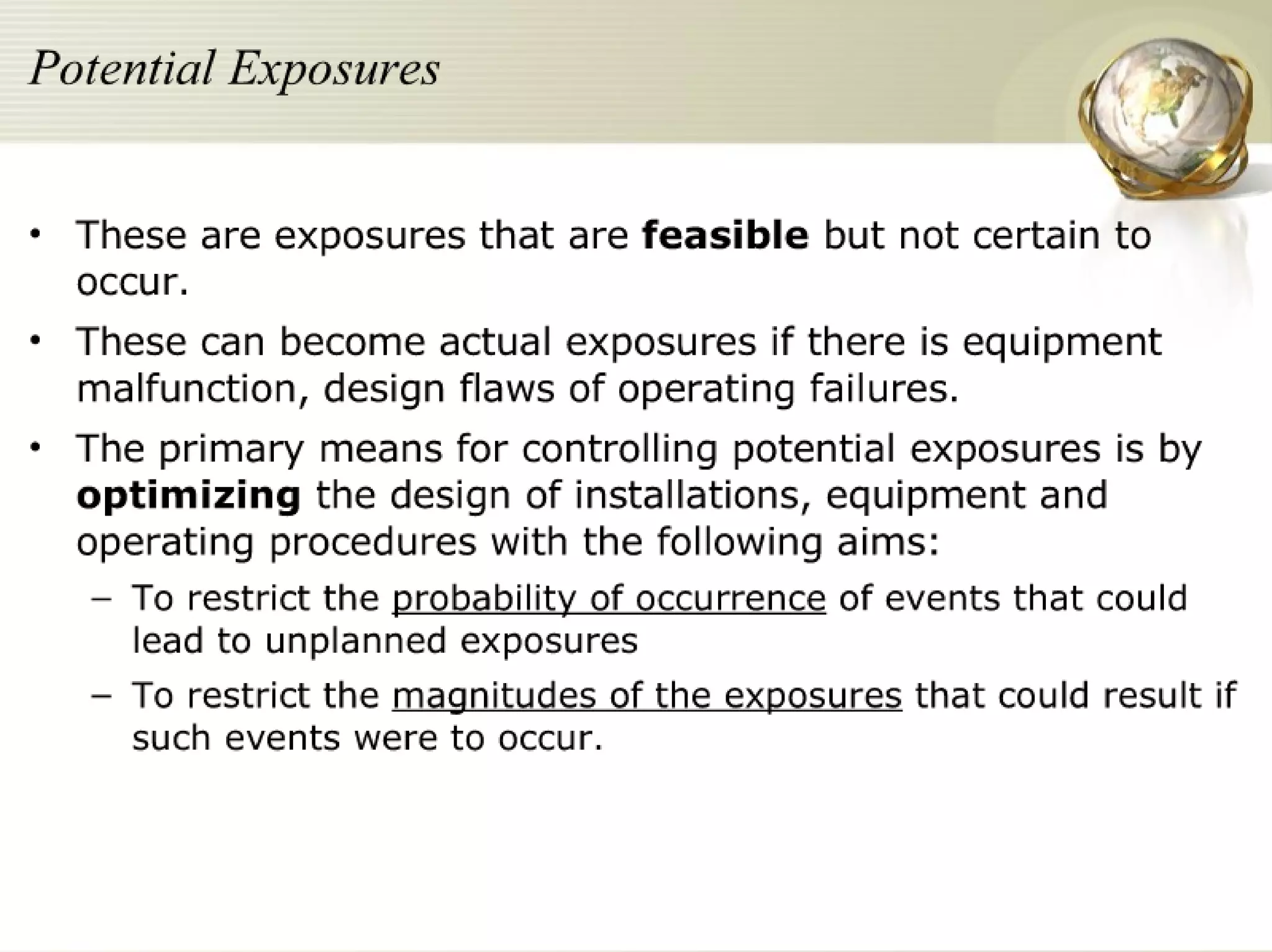 Radiation Protection