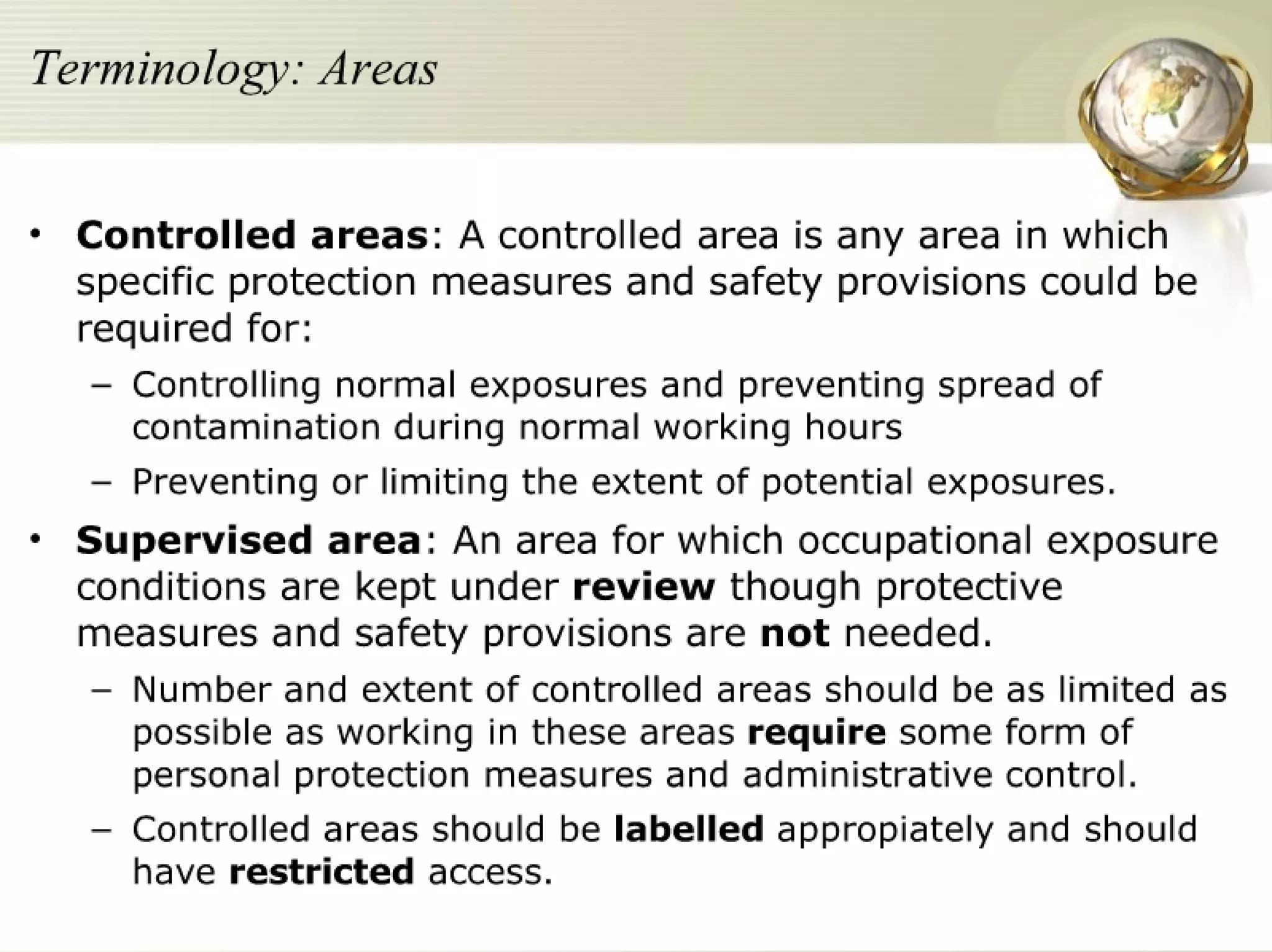 Radiation Protection