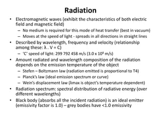 Radiation Medium Radiation and atmospheric temperature | PPTX