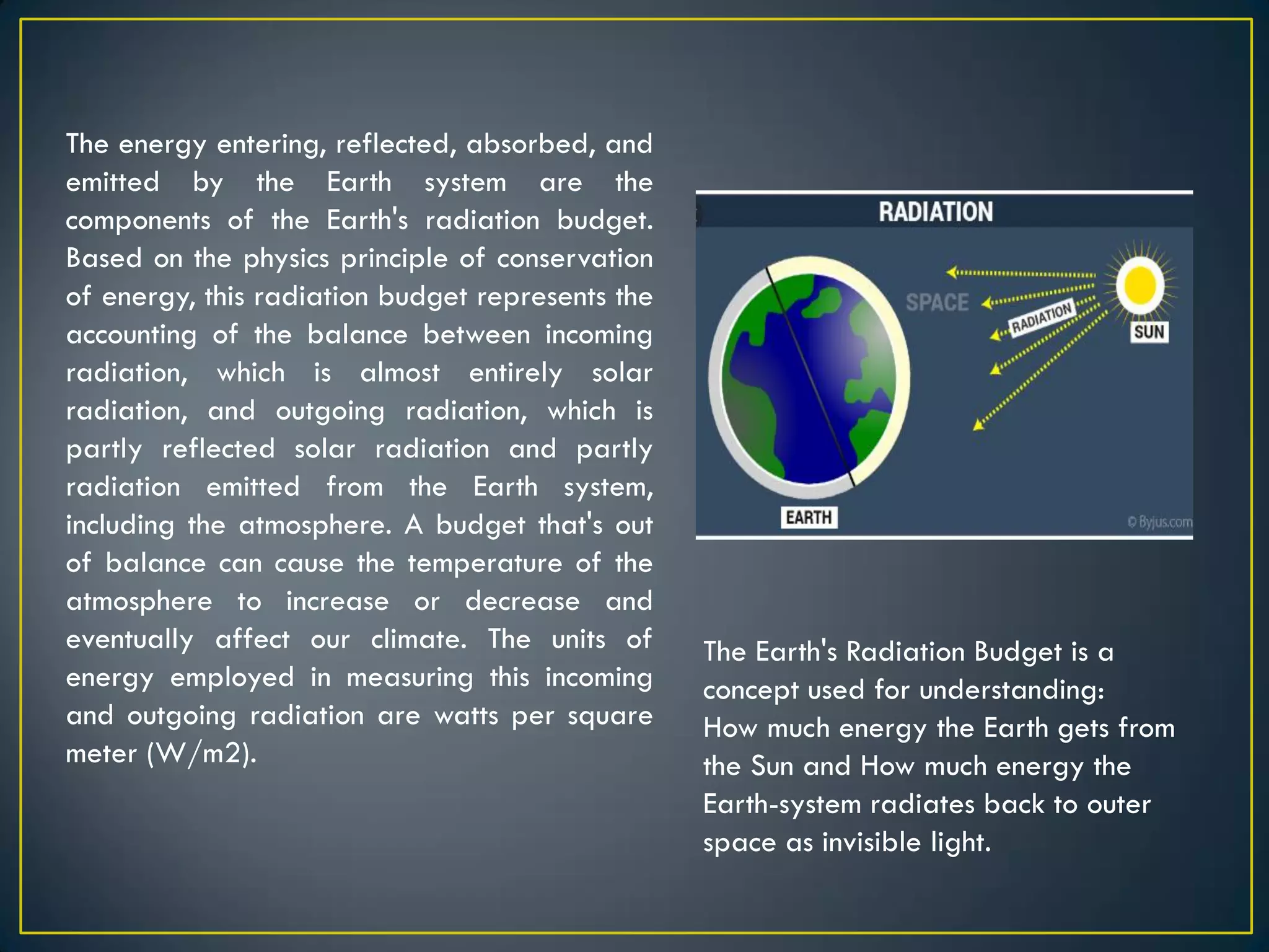 Radiation and heat budget | PDF
