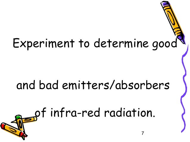 What is a good absorber of radiation?