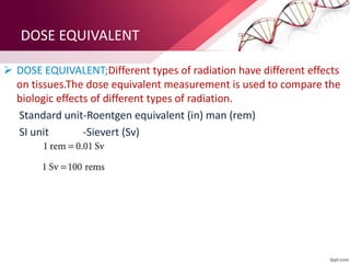 Radiation biology | PPTX