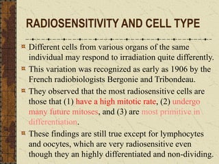 Radiation Biology.pptx oral medicine and radiology | PPTX