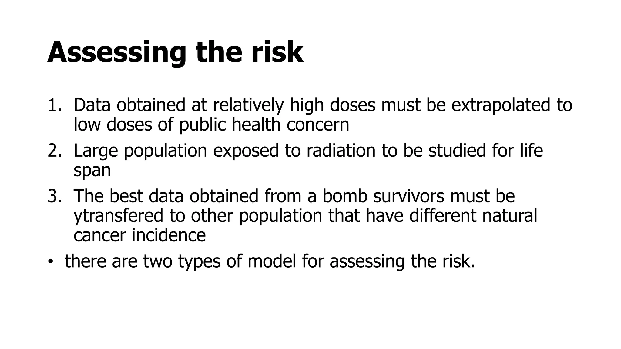Radiation carcinogenesis
