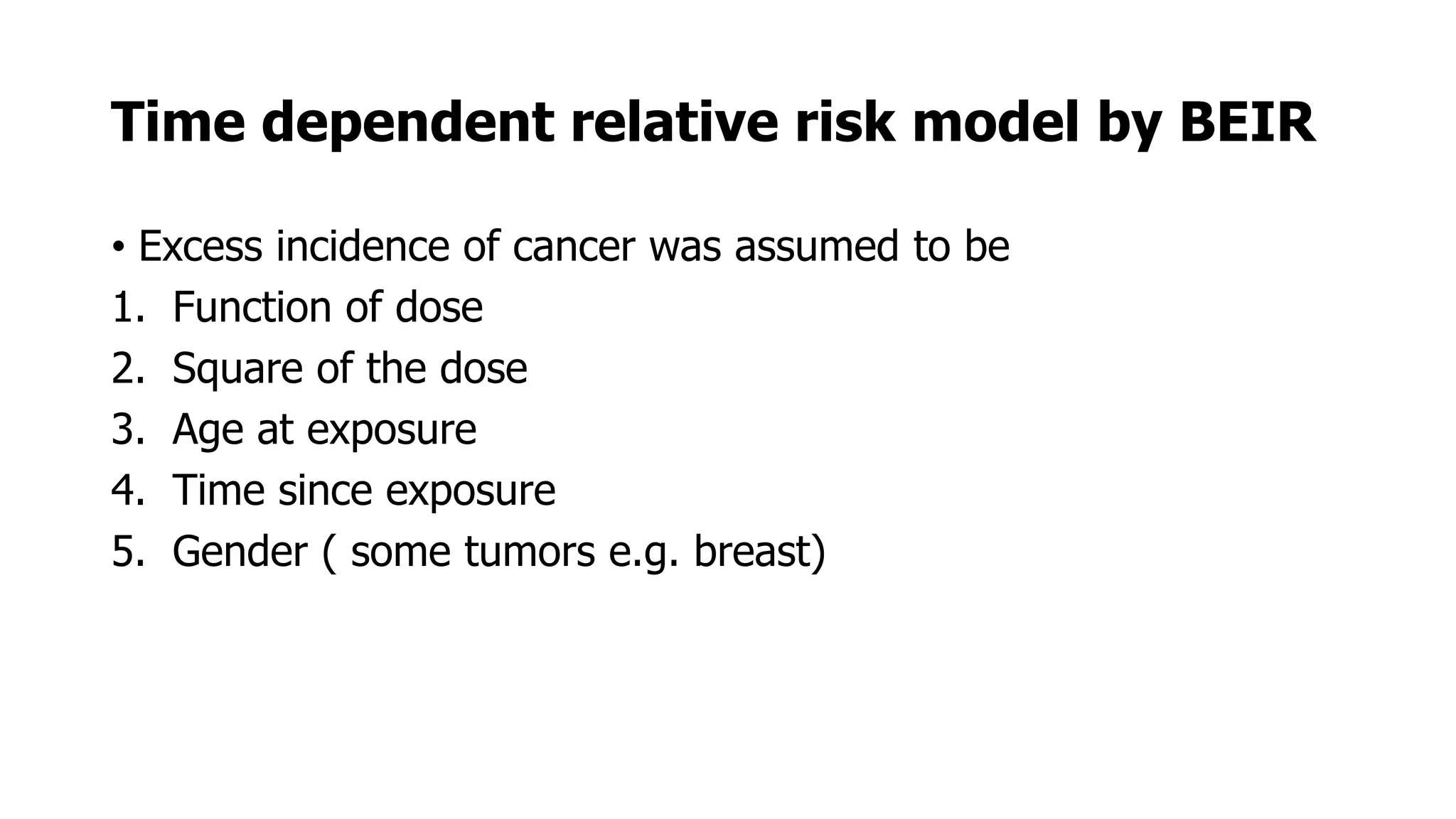 Radiation carcinogenesis