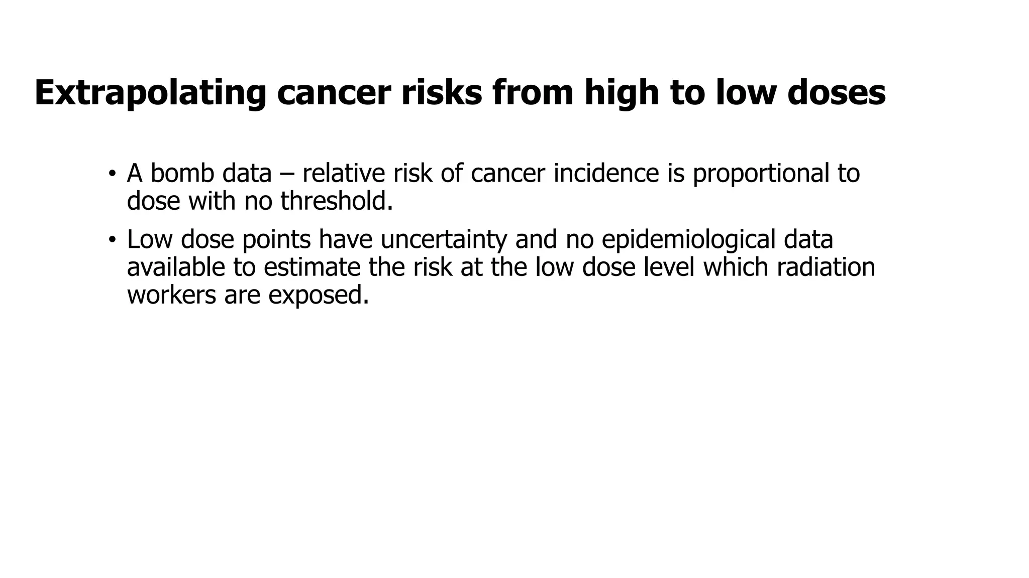 Radiation carcinogenesis