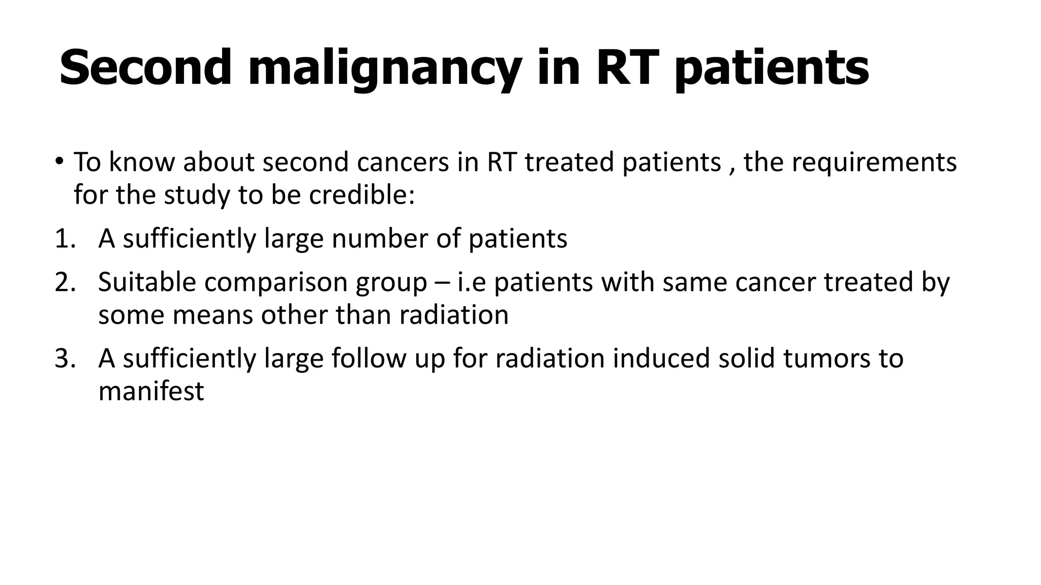 Radiation carcinogenesis