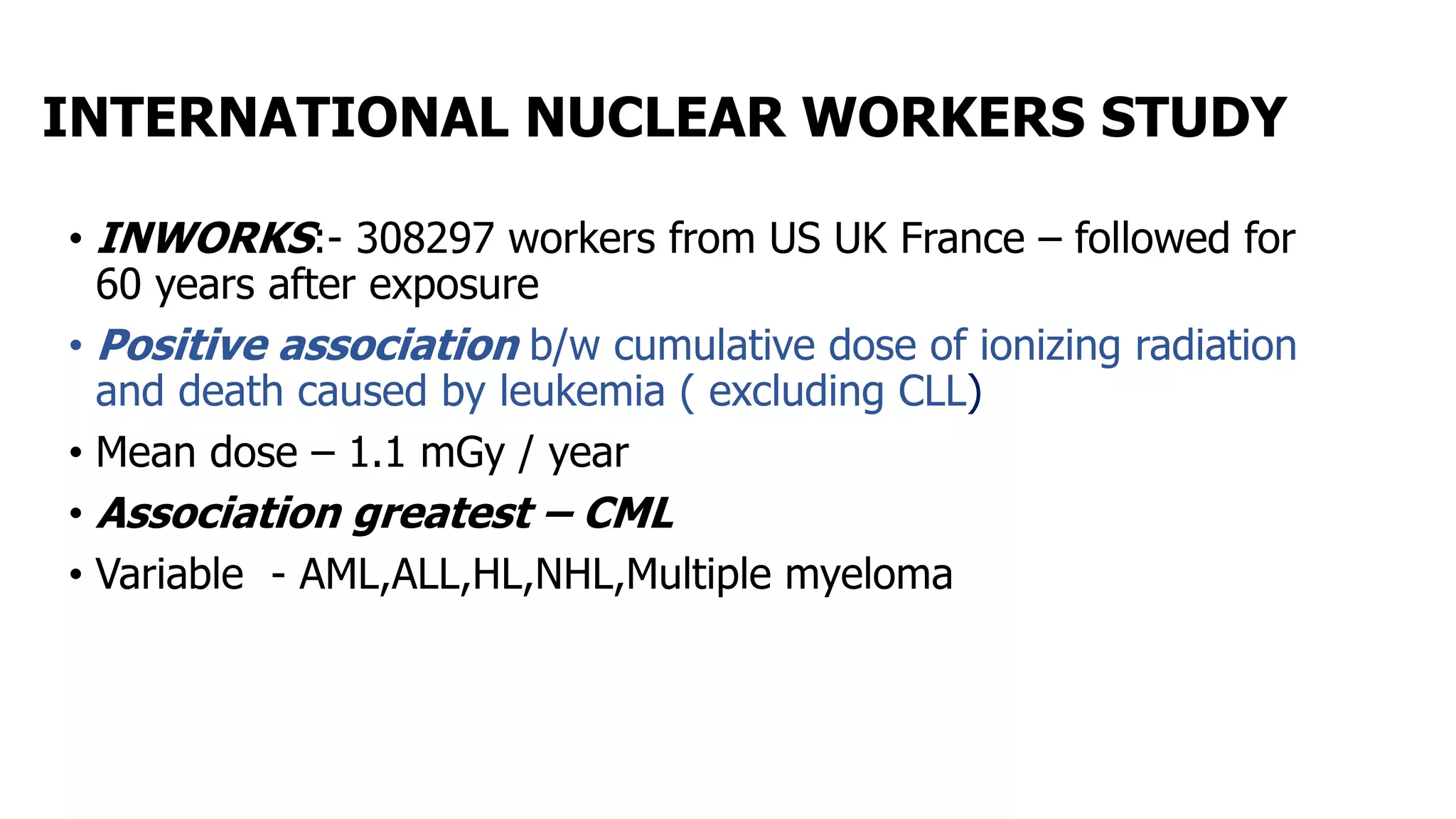 Radiation carcinogenesis
