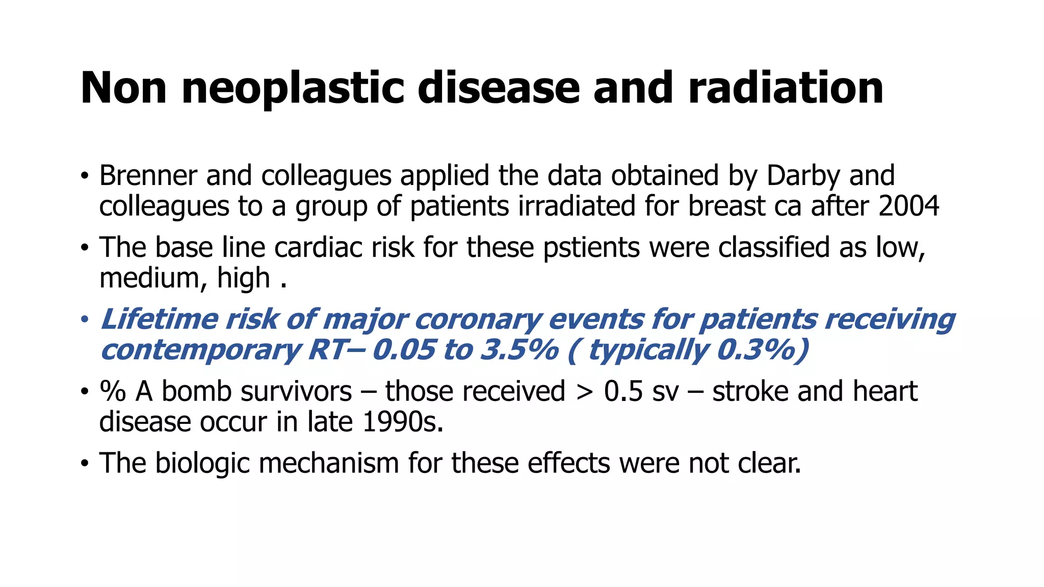 Radiation carcinogenesis