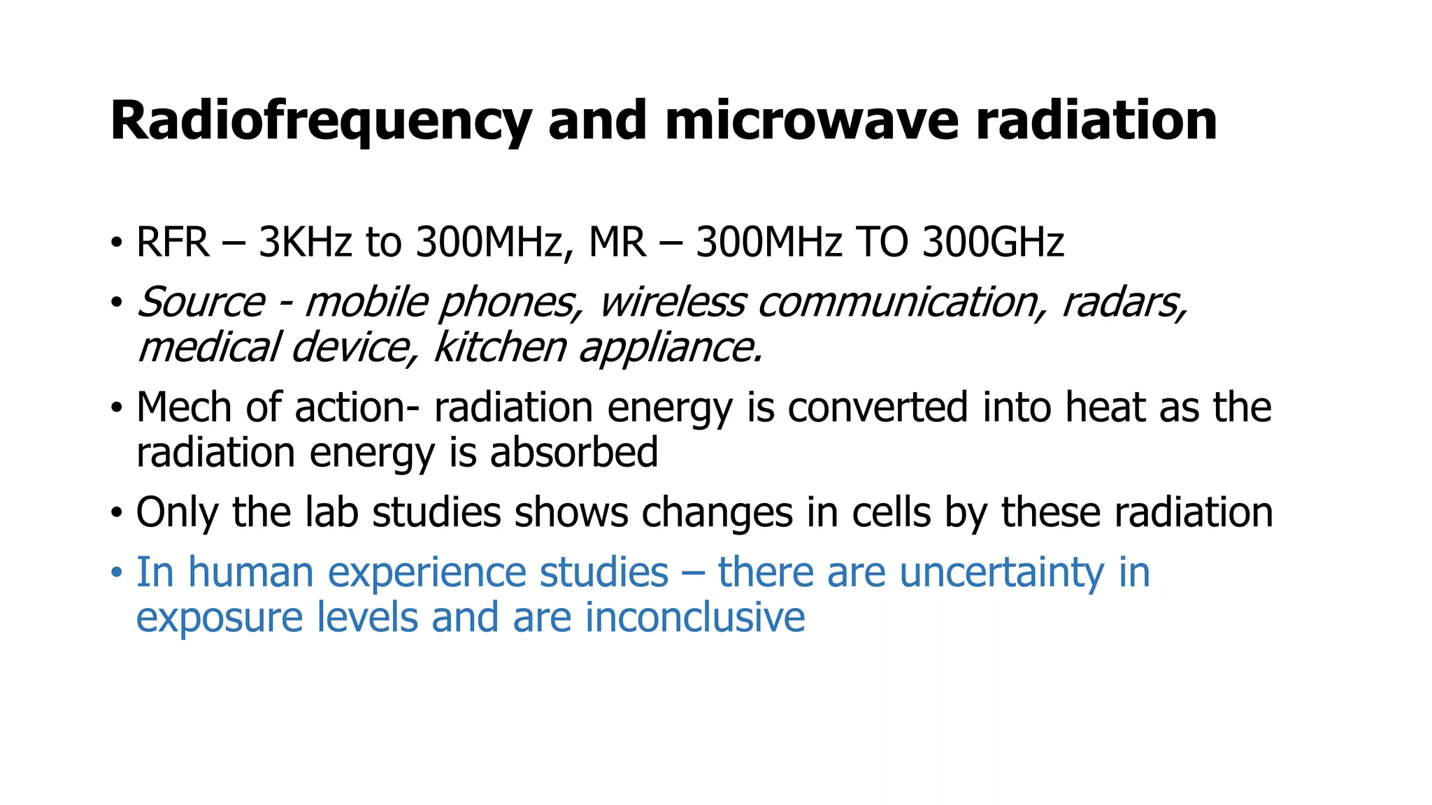 Radiation carcinogenesis