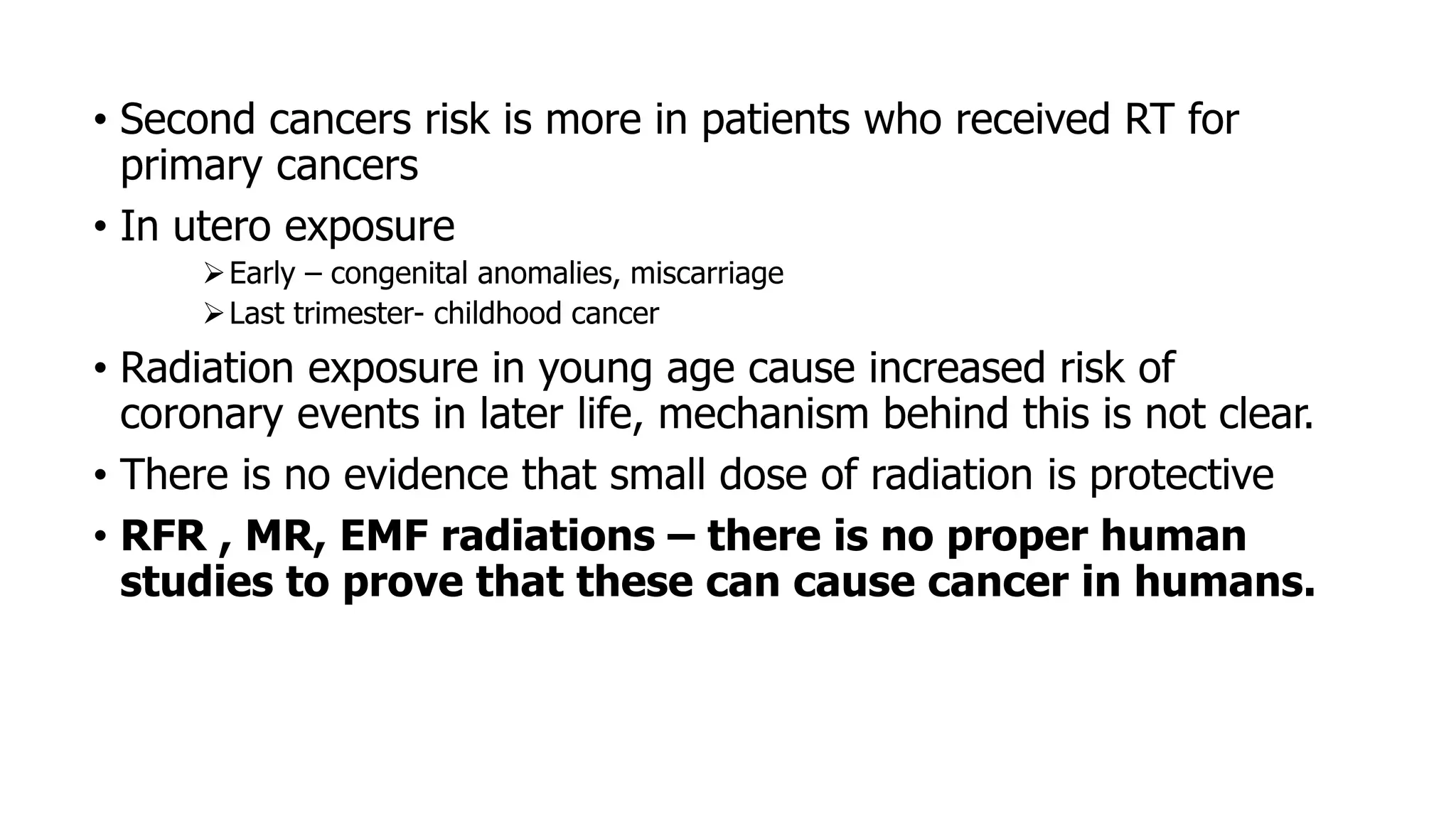 Radiation carcinogenesis