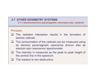 Radiation dosimeters | PPTX