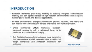 Hardened Memory Module RADIATION HARDENED MEMORY using (6).pptx