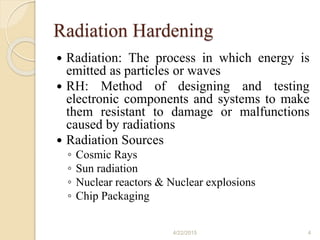 Radiation hardening | PPTX