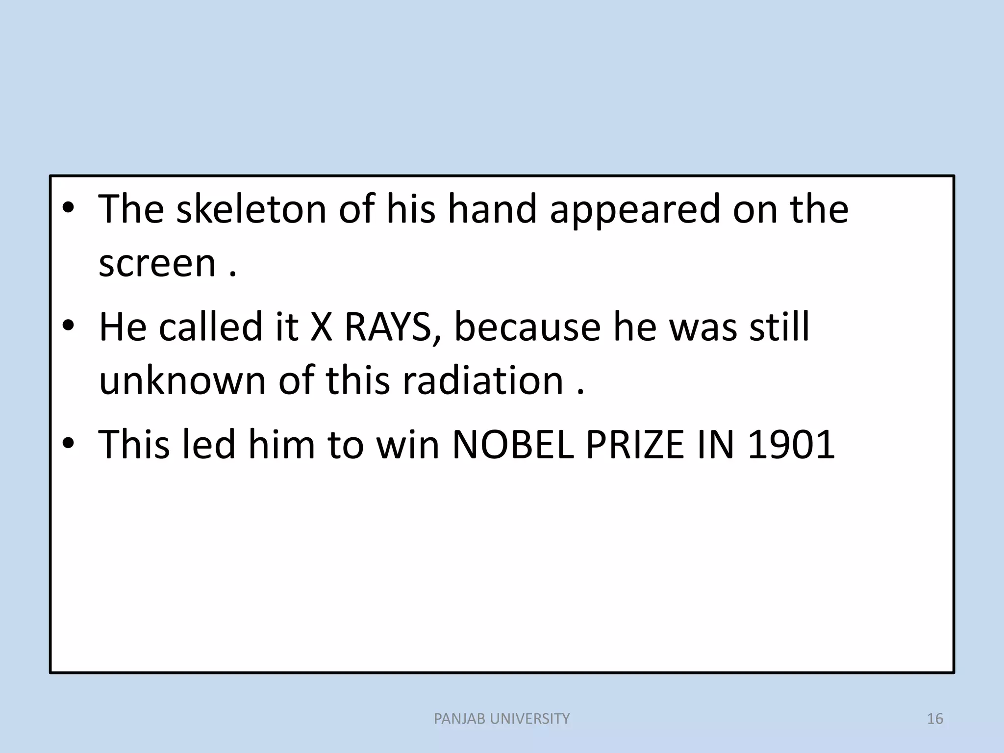 Radiation history | PPTX