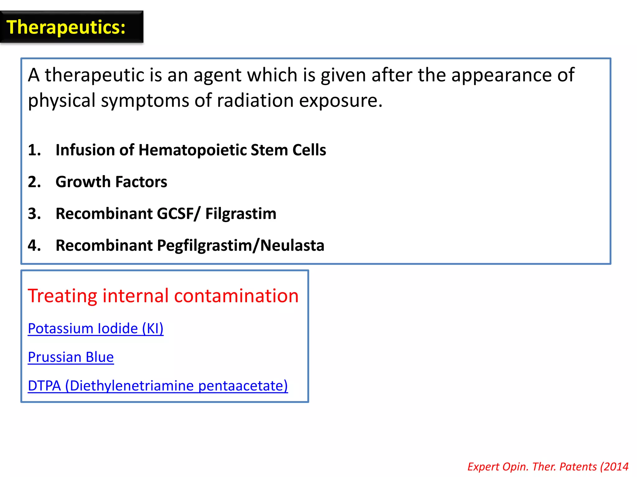 Radiation Injries Radiation injury and countermeasures | PPTX