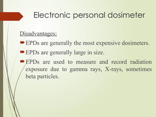 Radiation monitoring devices used in medical science.pptx