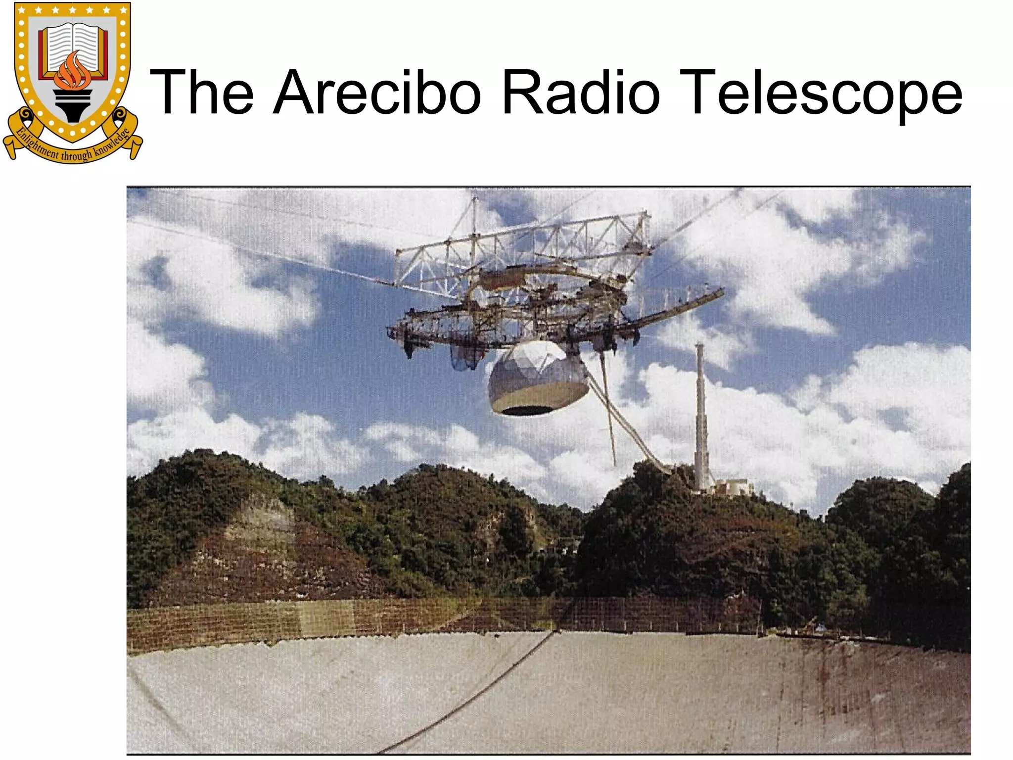 The Arecibo Radio Telescope

 