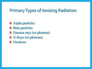 Protection Form Alpha Rays Radiation protection | PPTX