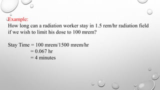 Radiation Protection Methods and principles | PDF