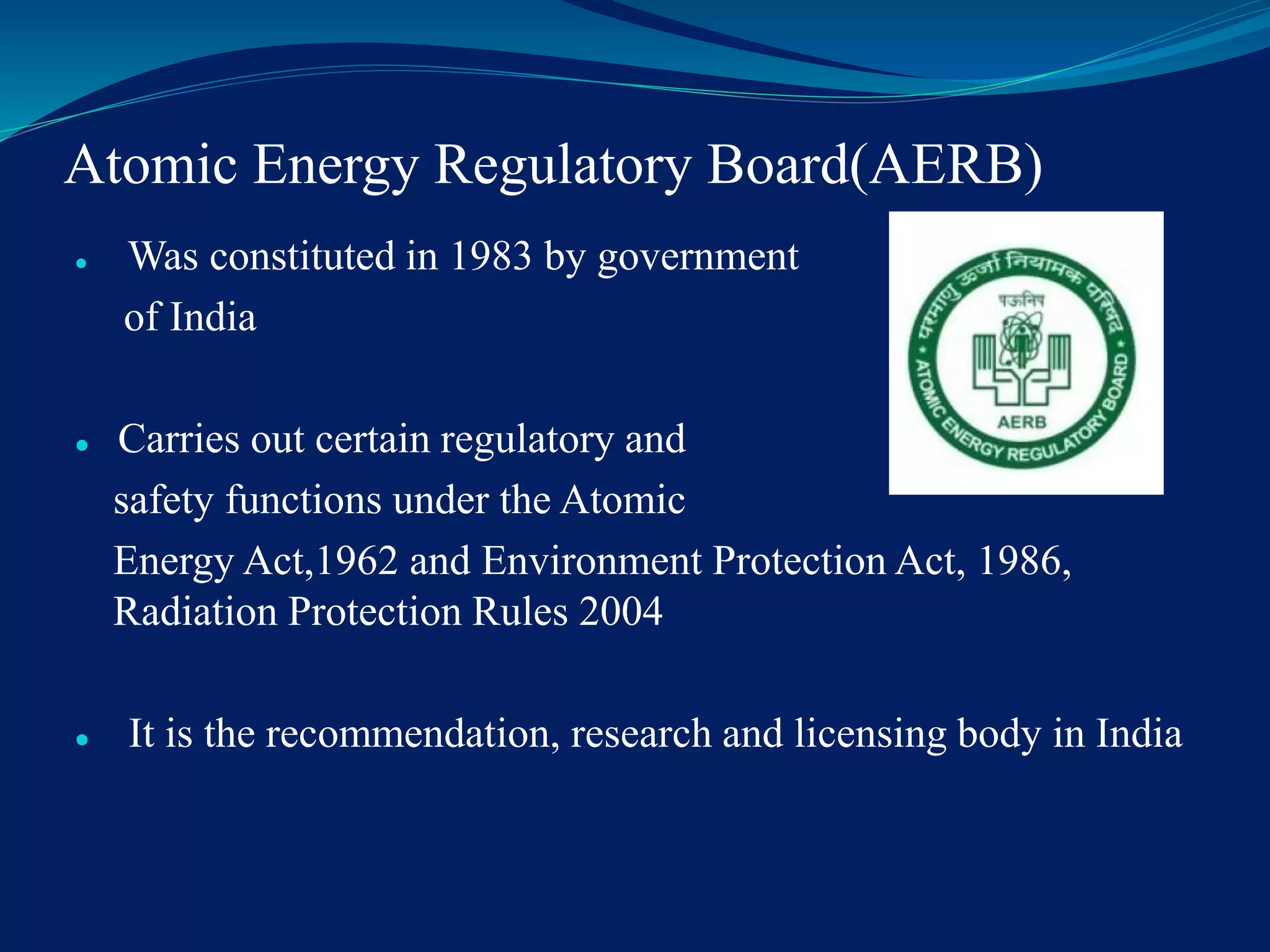 Radiation protection, its hazards & aerb guidelines | PPTX