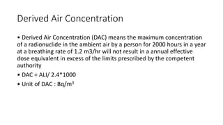 Dac Concentration Math Worksheet Radiation quantities & Unites | PPTX