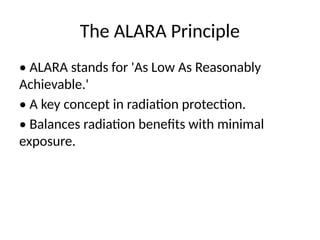 Alara Sign Radiation_Safety_ALARA_Lead_Apron_Vanisha_Midha.pptx