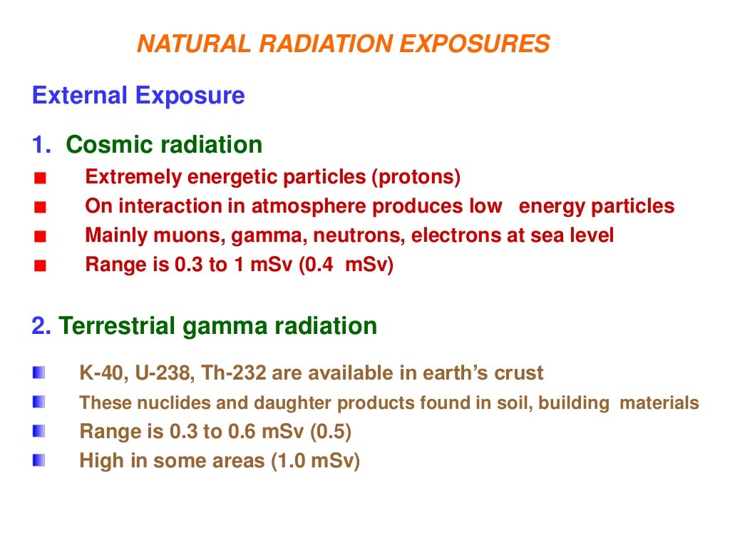 Radiation safety program