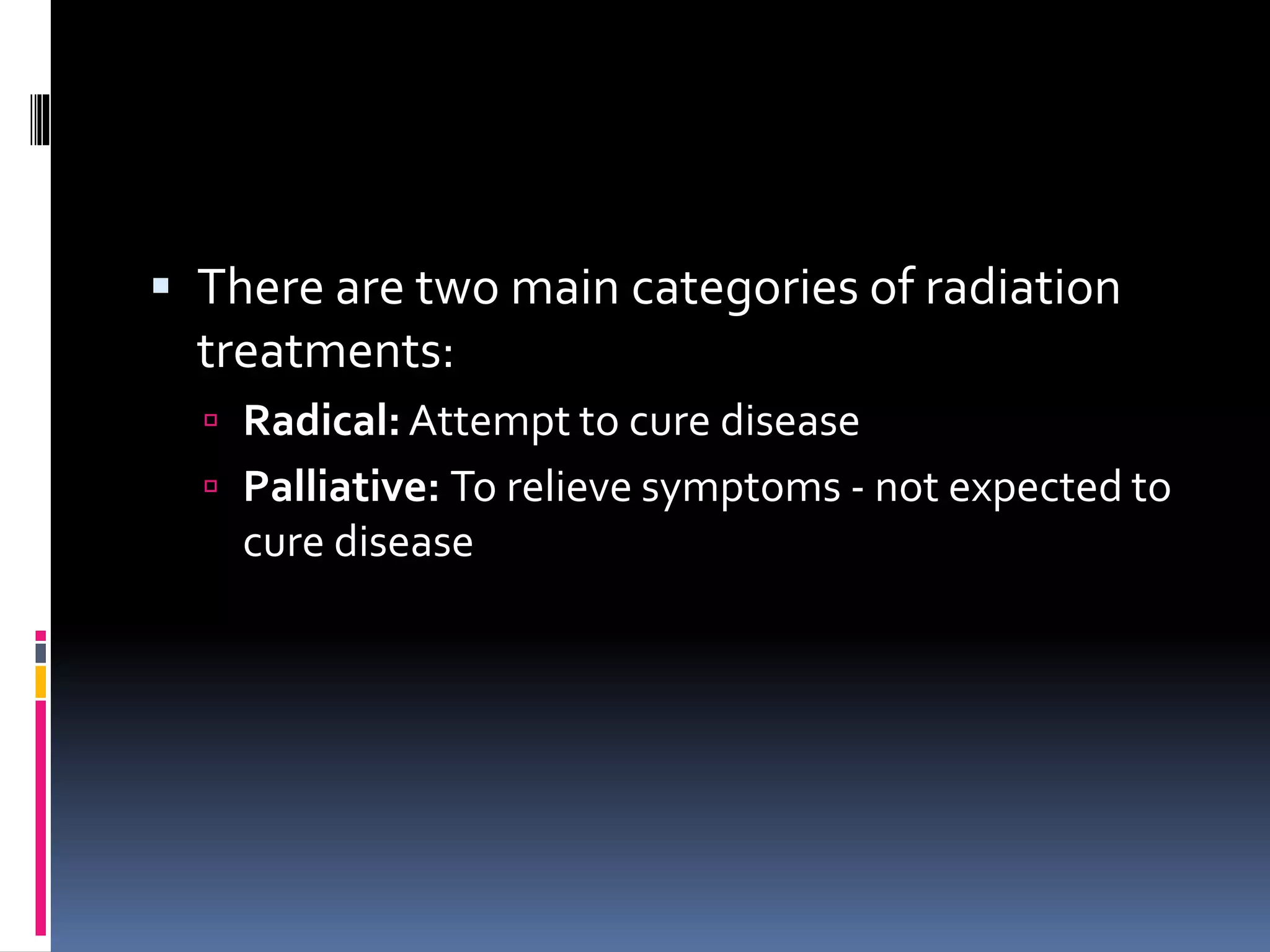 Radiation therapy and Types of Radiation therapy | PPTX
