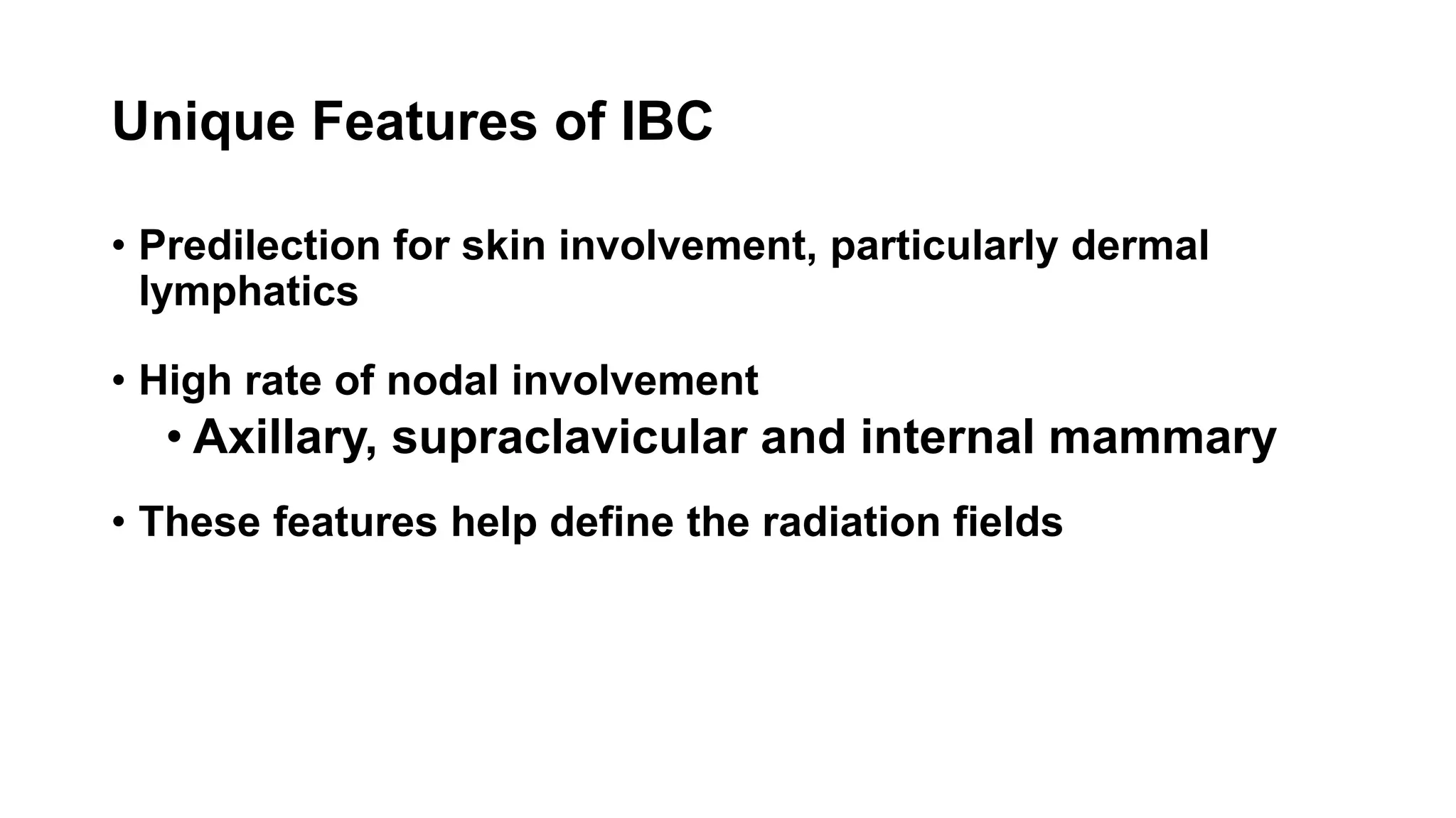 Radiation Therapy for Inflammatory Breast Cancer | PPTX