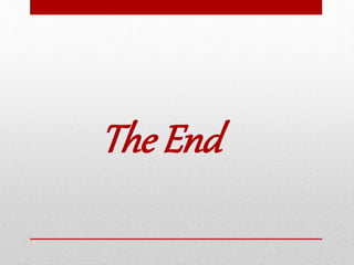The End
 
