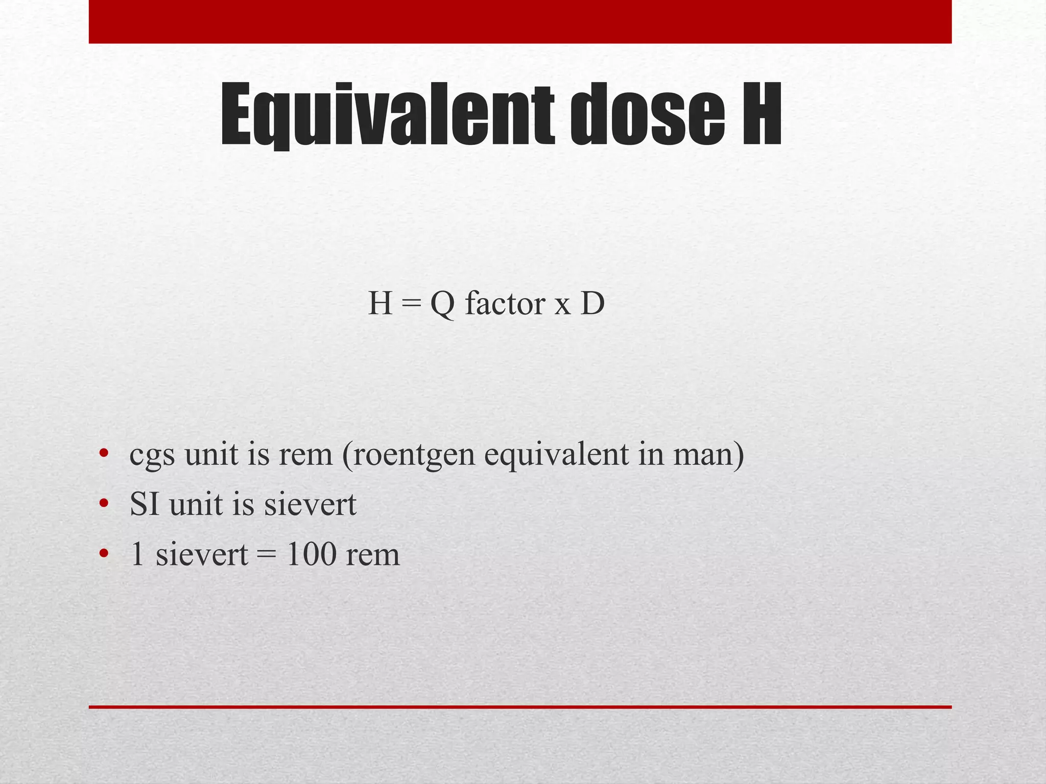 Radiation units | PPTX