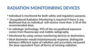 Unit Rations Control Monitor Memo RADIATION UNITS AND PERSONNEL MONITORING.pptx