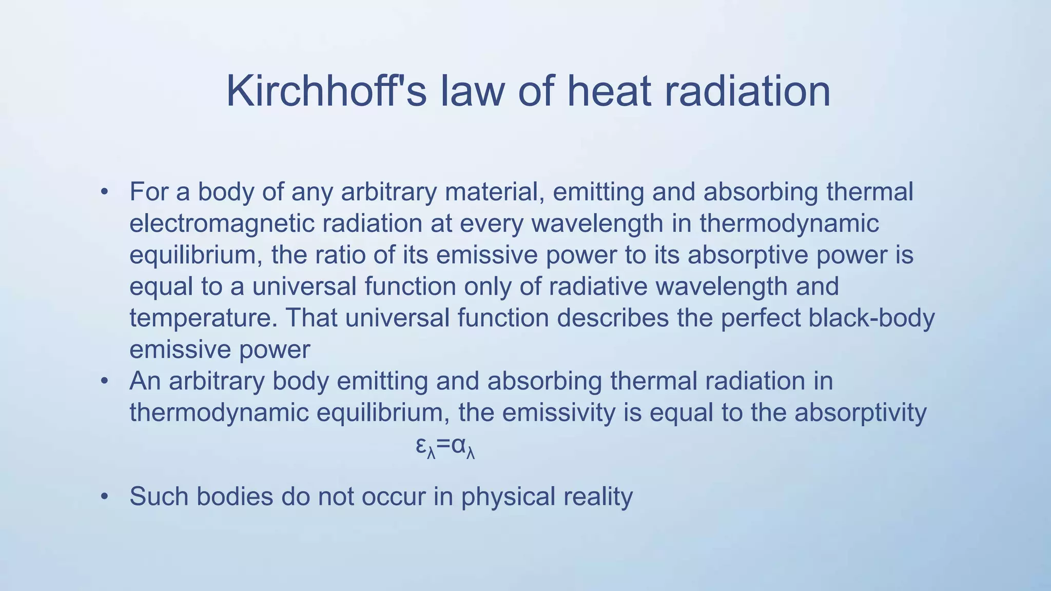 Radiation heat transfer | PPTX