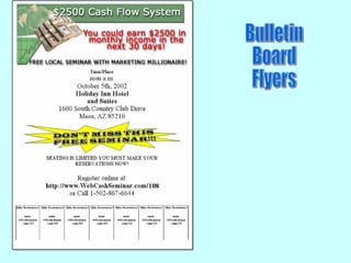 Bulletin Board Flyers 