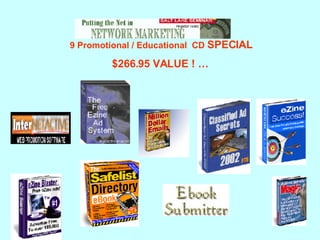   9 Promotional / Educational  CD  SPECIAL $266.95 VALUE ! … 