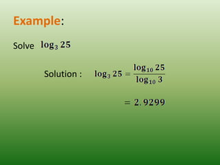 Example:
Solve

        Solution :
 