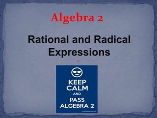 Algebra 2
 