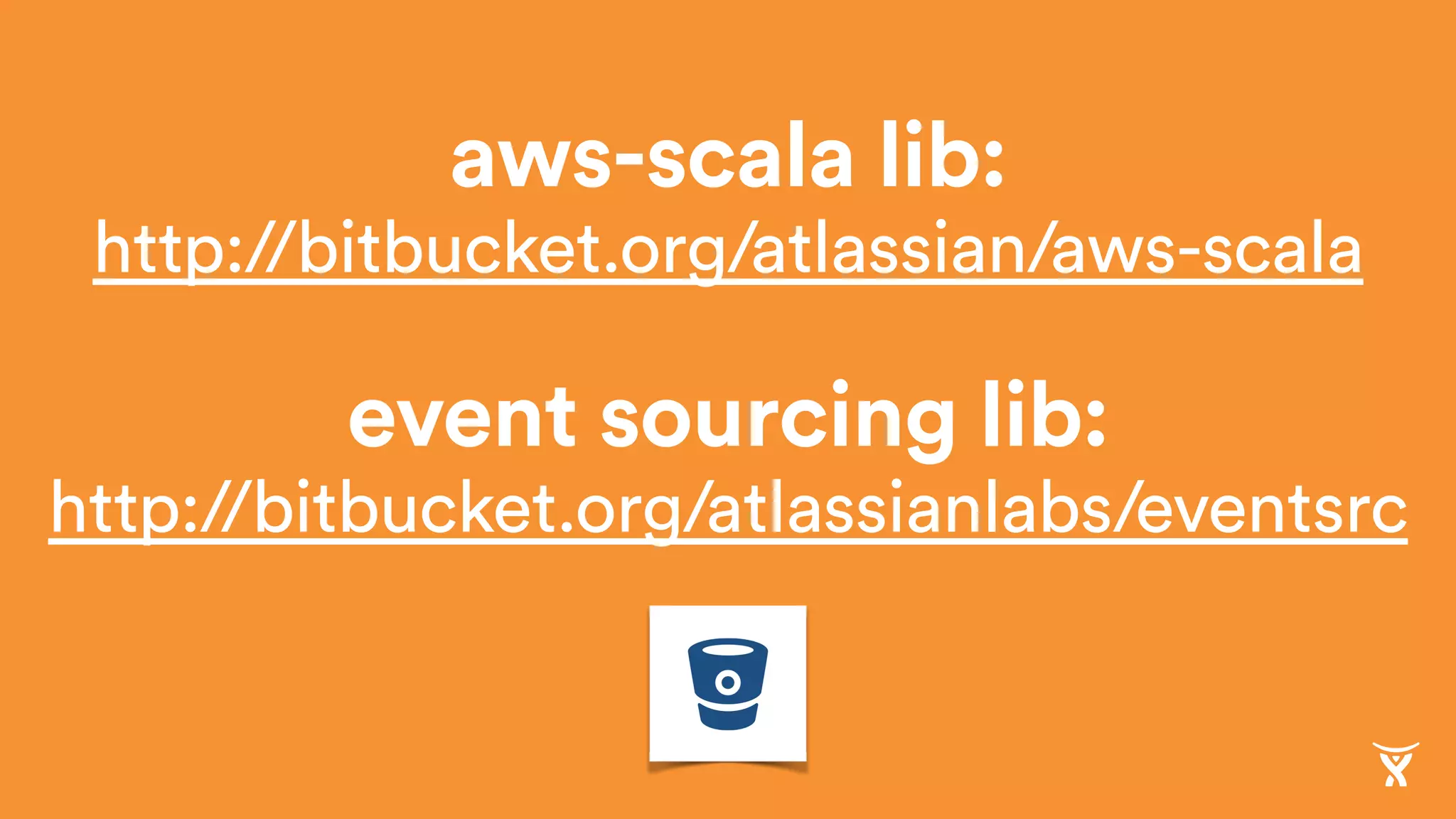 aws-scala lib:
http://bitbucket.org/atlassian/aws-scala
event sourcing lib:
http://bitbucket.org/atlassianlabs/eventsrc
 